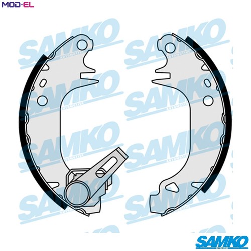 Brake shoe set - brake, for