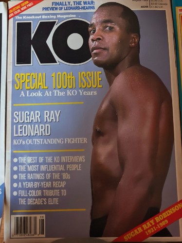 Vintage boxing magazine lot - vintage, ko