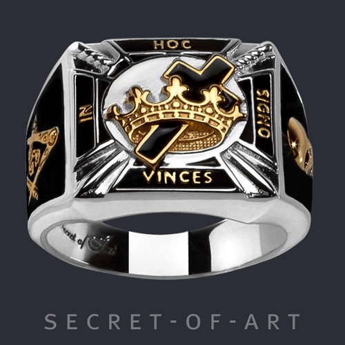 Masonic ring knights - masonic,