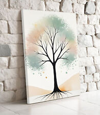 Tree #1 Minimalist Canvas Wall Art Print Artwork Decor