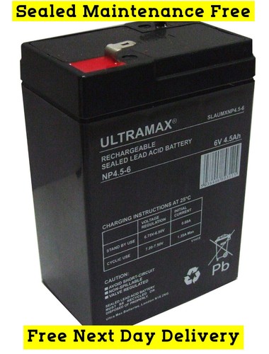 Ultramax volt 5ah sealed - ultramax, 6v