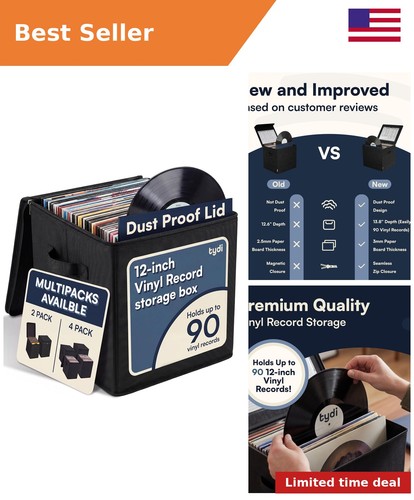 Vinyl record storage box - vinyl,