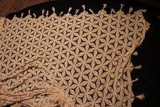 ANTIQUE HAND CROCHET 90" x 72"