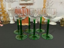 6 x Long Emerald Green Stem