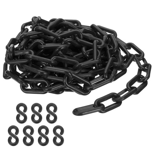 Black plastic chain ft 8mm - chain,,