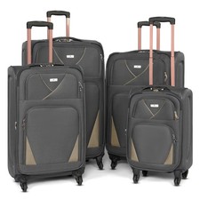 4-Wheel Suitcase Set Soft