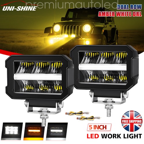 Pair 120w led work - led, light