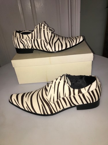 Faith mens formal shoes zebra - formal,