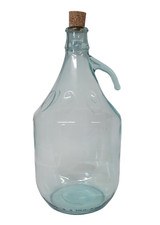 Glass Demijohn 5L with Cork Bung 32/28 mm Transparent Colour Wine Making