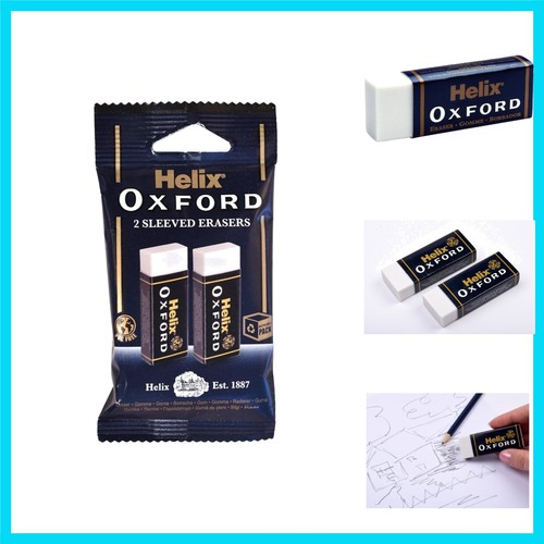 Oxford twin pack erasers - pack, of