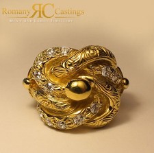 CHUNKY Polished CZ Knot 925