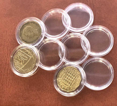 Coin capsules cases 22mm - coin,