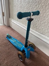 Mini Micro deluxe 3 in 1 scooter - Aqua