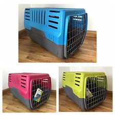 Pet Carrier Cage Large For Cat Kitten Travel Vet Transport Box In colour options
