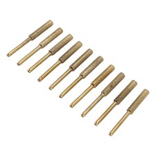Electric Chainsaw Chain Sharpener Kit, 10Pc Titanium Plated Diamond9283