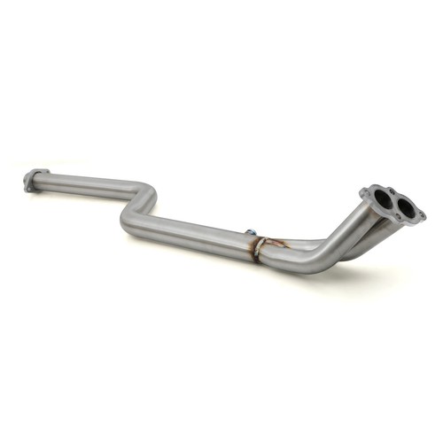 Stainless exhaust front decat - stainless,