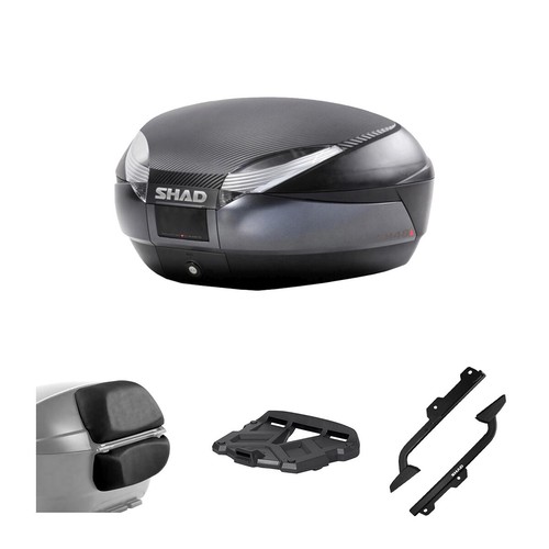 Shad sh48 grey carbon - carbon, cover