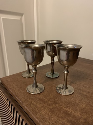 Four grenadier silver plated - four,
