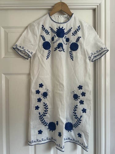 Zara linen short - dress, xs