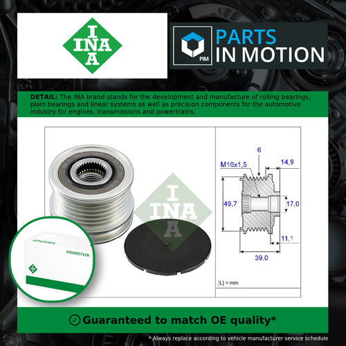 Overrunning alternator pulley - overrunning,