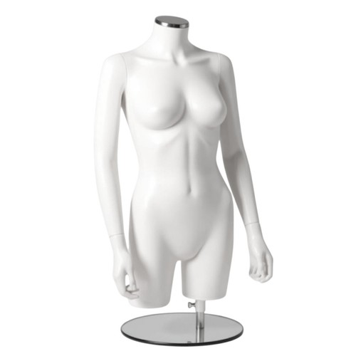 Matt white female mannequin - matt,