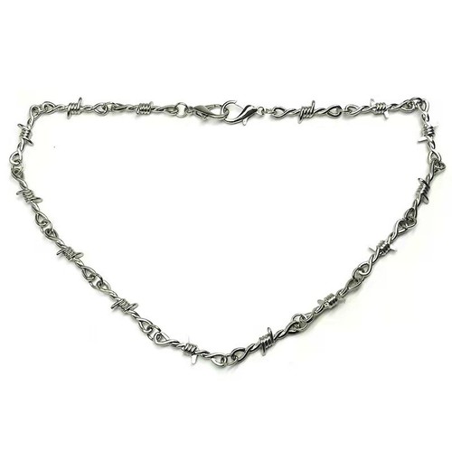 Style silver chrome barb - silver,