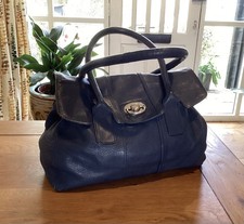 Tula French Navy  leather
