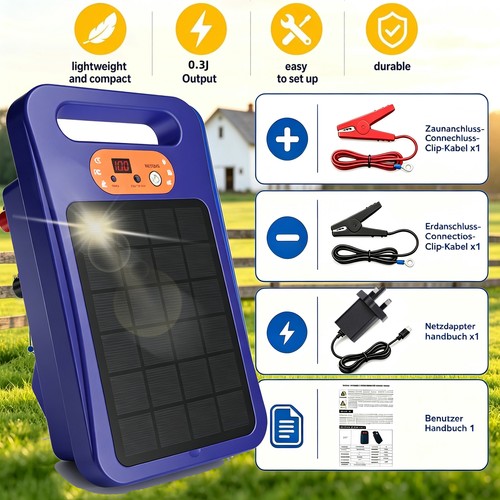 3km solar fence energizer 3j - 3km,