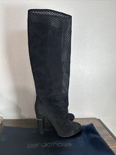 Sergio Rossi Boots Heels Knee
