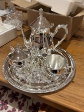 Vintage Teapot Set with Tray