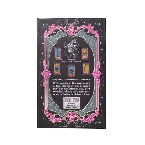 Gold foil tarot card set - set,
