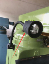 1pc For Bridgeport Milling Machine Headlight Black Quartz Light 24V35W