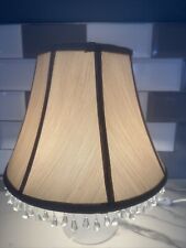 Vintage Ivory T Fabric Lamp