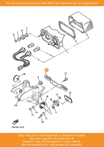 Yamaha bracket licence - yamaha,