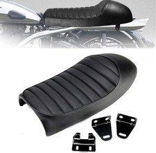 Motorcycle Cafe Racer Seat Flat Hump Saddle For Suzuki GS450 500 550 650 750 850