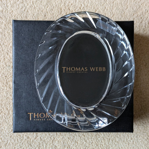 Thomas webb crystal oval photo - crystal,
