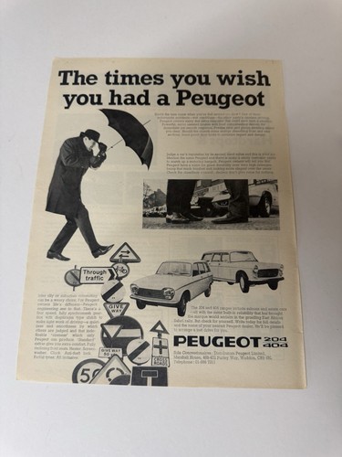 Original vintage 1969 peugeot - original,