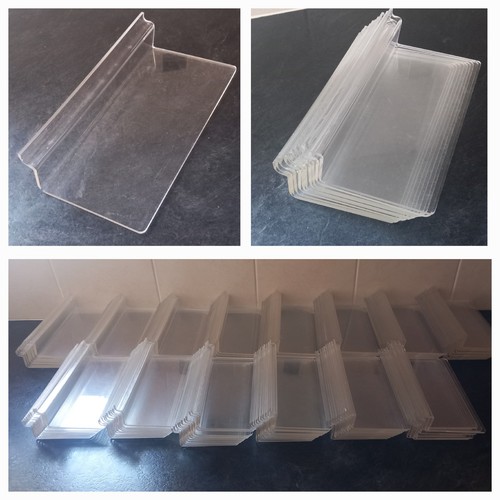 Slatwall acrylic shelves - x,