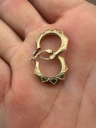 9ct 375 yellow gold twisted - 9ct,