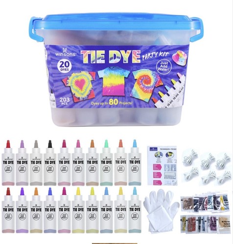 Tie dye party kit - tie,
