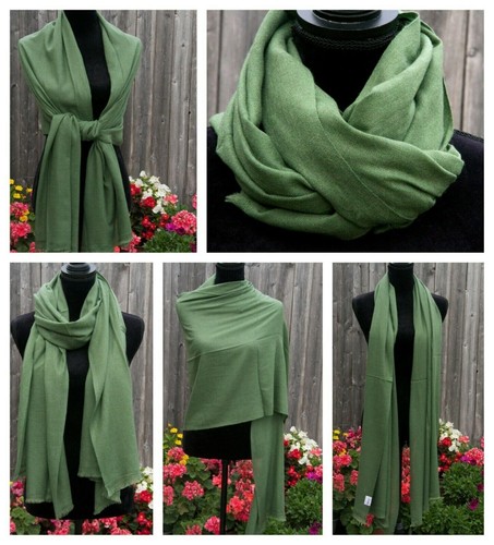 Ladies mens green - mens, pashmina