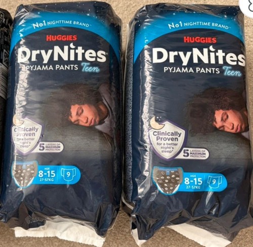 Packs drynites to - of, 15