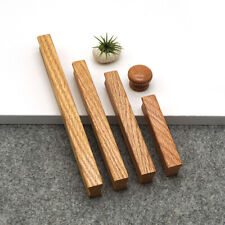 2Pcs Natural Wood Cabinet Knob