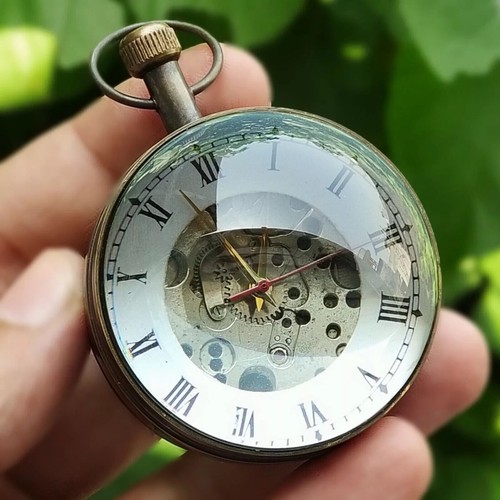 Antique brass ball desk - antique, clock
