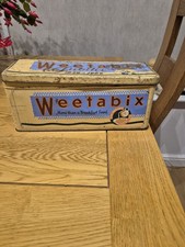Vintage Weetabix Tin From 1970 Classic Branding, Collectible