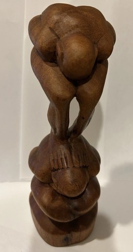 Antique hand carved wooden - carved,
