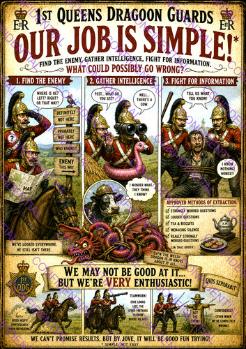 1st queens dragoon guards - 1st,