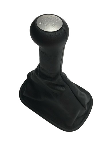 Black leather gear knob - gear,