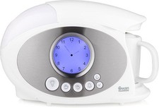 Swan STM200N Teasmade - Rapid Water Boiler, Reading light and LCD Analogue Clock