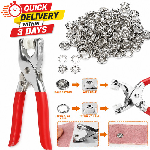 50pcs snap button pliers kit - 50pcs,
